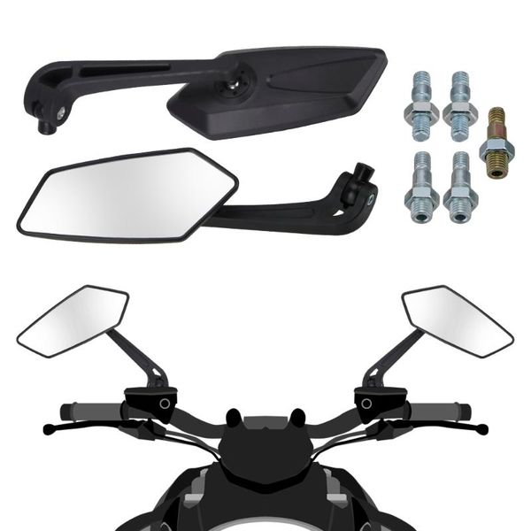 motorcycle mirrors adjustable rearview black accessories for cafe racer universial side
motorcycle mirrors adjustable rearview black accessories for cafe racer universial side