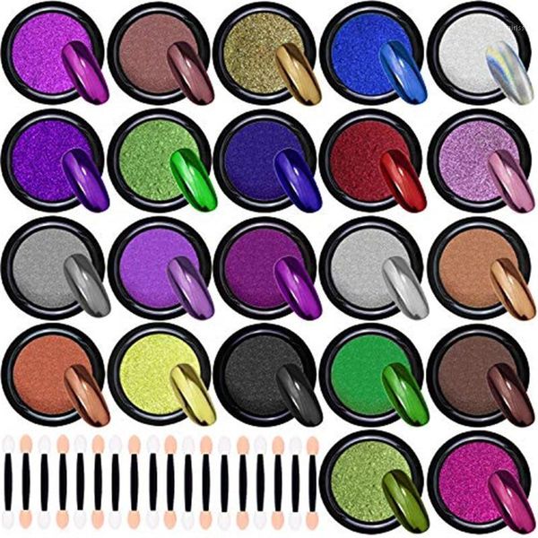 mirror chrome nail glitter powder 22 colors polish plated wint shadow sticks beauty set women gifts accesorios1, Silver;gold
mirror chrome nail glitter powder 22 colors polish plated wint shadow sticks beauty set women gifts accesorios1, Silver;gold