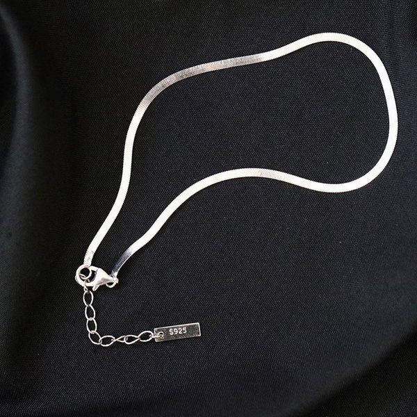 anklets s925 sterling silver glossy snake bone anklet personality foot chain niche design jewelry style, Red;blue
anklets s925 sterling silver glossy snake bone anklet personality foot chain niche design jewelry style, Red;blue
