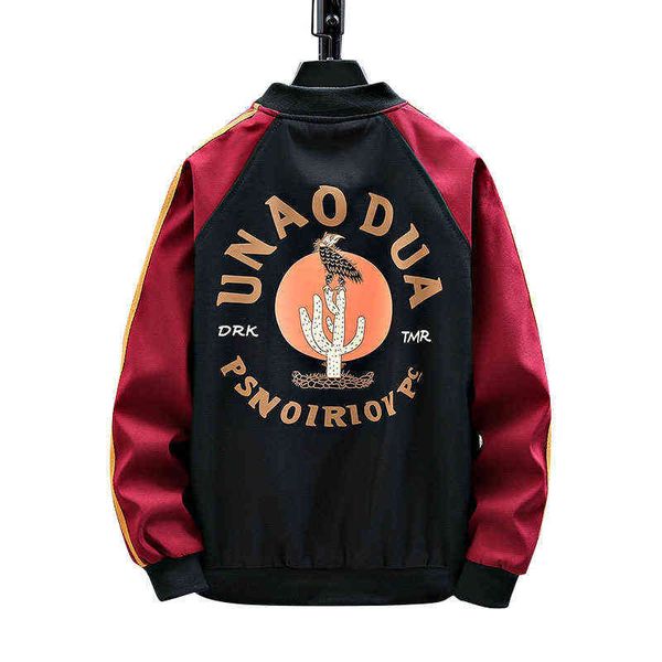 2021 spring and autumn men's coat casual loose student et, Black;brown