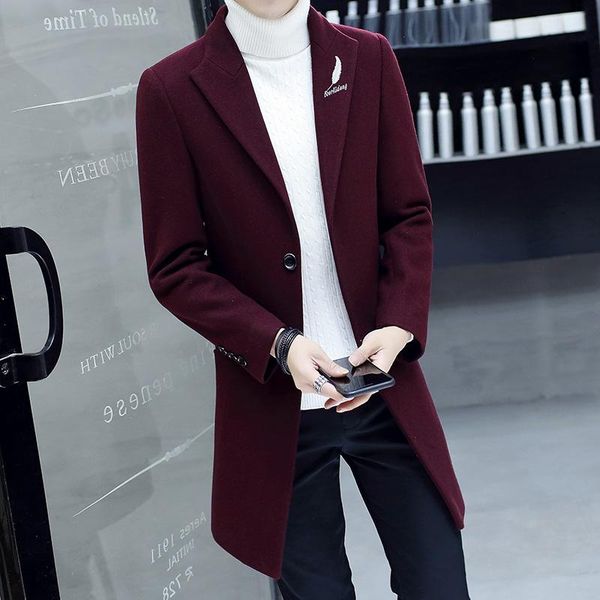 men's wool & blends nice men long jacket coat , mens coats winter black trench jackets big size casual lapel burgundy
men's wool & blends nice men long jacket coat , mens coats winter black trench jackets big size casual lapel burgundy