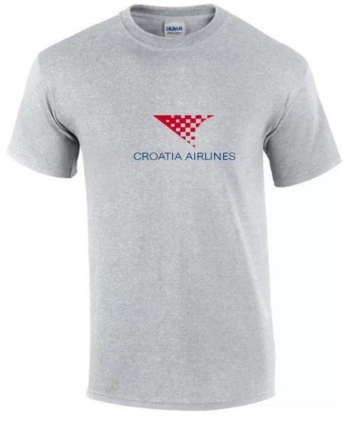 croatia airlines red blue logo croatian aviation sport gray cotton t-shirt, White;black
croatia airlines red blue logo croatian aviation sport gray cotton t-shirt, White;black