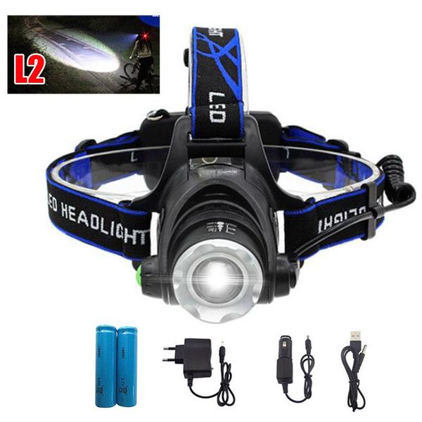 high powerful headlamp l2 led headlight head lamp frontal torch lanterna 18650 battery rechargeable for camping light portable lanterns
high powerful headlamp l2 led headlight head lamp frontal torch lanterna 18650 battery rechargeable for camping light portable lanterns