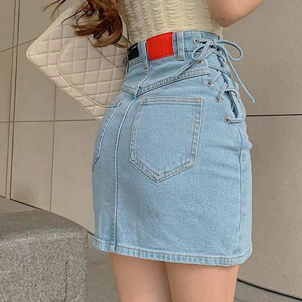 skirts korean chic diamond buckle high waist denim skirt straps short plus size summer streetwear lace up mini saia, Black
skirts korean chic diamond buckle high waist denim skirt straps short plus size summer streetwear lace up mini saia, Black