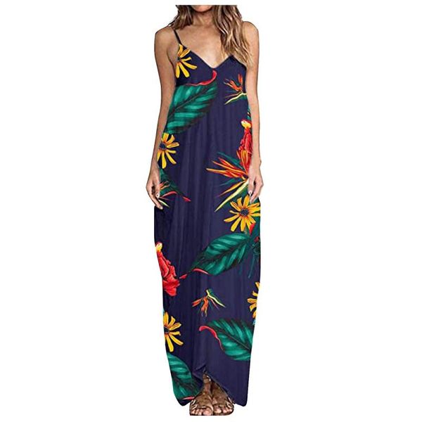 casual dresses boho v neck 2021 floral print slim spaghetti strap midi long summer party women beach holiday dress #t3g, Black;gray
casual dresses boho v neck 2021 floral print slim spaghetti strap midi long summer party women beach holiday dress #t3g, Black;gray