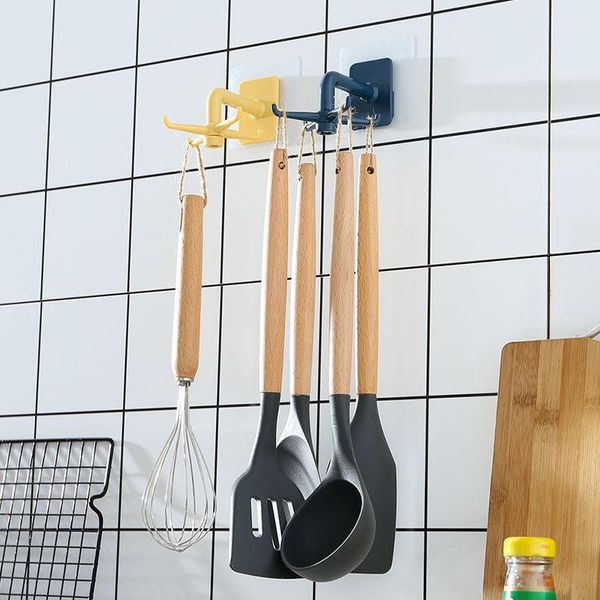 hooks & rails 1 pc punch-360 degree rotatable four-claw storage hook kitchen utensil rack multifunctional bathroom supplies organizers
hooks & rails 1 pc punch-360 degree rotatable four-claw storage hook kitchen utensil rack multifunctional bathroom supplies organizers