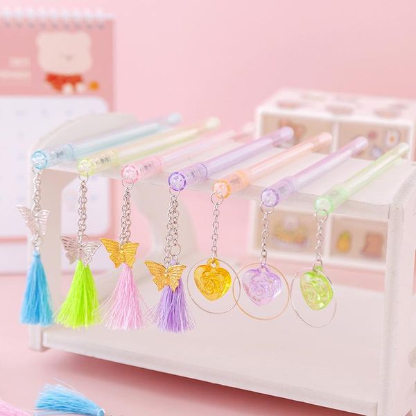 4pcs lot creative tassel pendant erasable gel pen girls school supplies pretty stationery office accessories pens
4pcs lot creative tassel pendant erasable gel pen girls school supplies pretty stationery office accessories pens