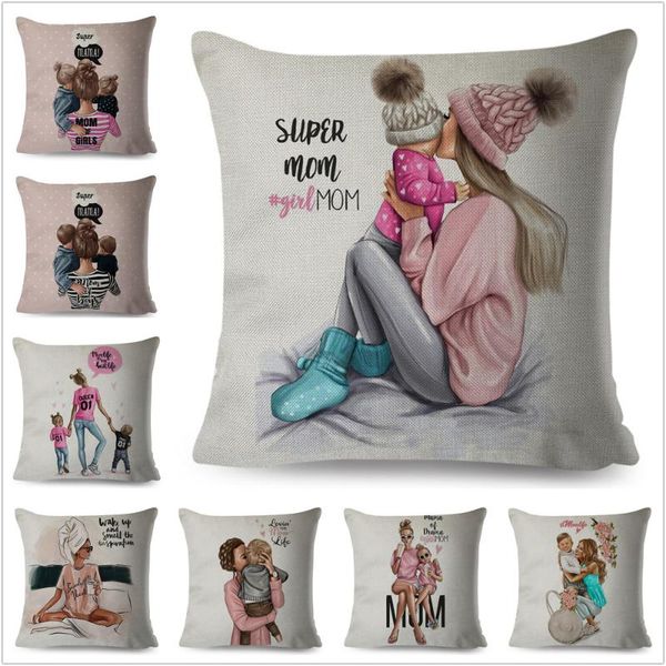 cushion/decorative pillow fashion cute cartoon super mama cushion cover 45x45cm decorative mom and baby case for sofa home daddy pillowcase
cushion/decorative pillow fashion cute cartoon super mama cushion cover 45x45cm decorative mom and baby case for sofa home daddy pillowcase