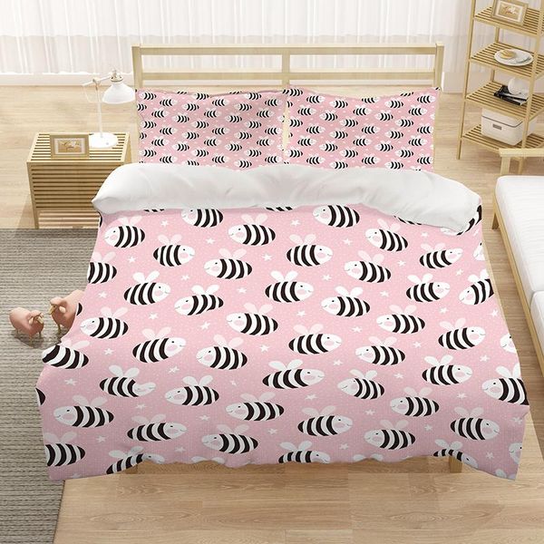 bedding sets pink bee animal cartoon 3d luxury set kids duvet cover quilt home textiles king double full size dropship
bedding sets pink bee animal cartoon 3d luxury set kids duvet cover quilt home textiles king double full size dropship