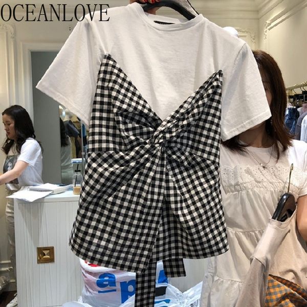 plaid t shirt women korean summer short sleeve ropa mujer fake two pieces fashion clothes casual t-shirt 15262 210415, White
plaid t shirt women korean summer short sleeve ropa mujer fake two pieces fashion clothes casual t-shirt 15262 210415, White