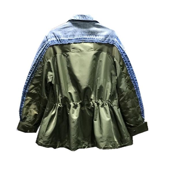 women's jackets fashion short splice jeans jacket women 2021 spring loose washing denim coat vintage outwear tide d3563, Black;brown
women's jackets fashion short splice jeans jacket women 2021 spring loose washing denim coat vintage outwear tide d3563, Black;brown