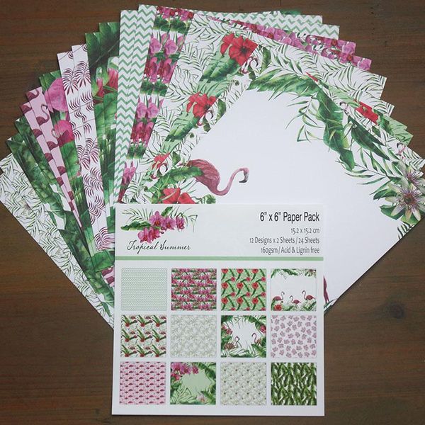 other arts and crafts 24 sheets patterned 6'' tissue paper diy card wrapping gift decorative background pad scrapbooking pack
other arts and crafts 24 sheets patterned 6'' tissue paper diy card wrapping gift decorative background pad scrapbooking pack