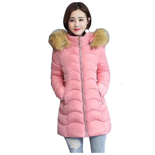 women's down & parkas hooded fur collar winter coat jacket long thick warm women casaco feminino abrigos mujer invierno student wa, Black
women's down & parkas hooded fur collar winter coat jacket long thick warm women casaco feminino abrigos mujer invierno student wa, Black
