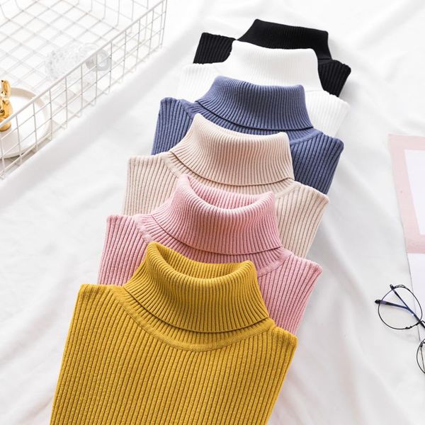women's sweaters 2021 fashion knitwear turtleneck sweater long sleeve short thick slim fit tight knit, White;black
women's sweaters 2021 fashion knitwear turtleneck sweater long sleeve short thick slim fit tight knit, White;black