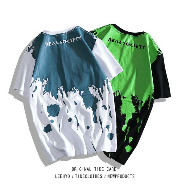 men's t-shirts summer hip hop men cotton splash ink print o neck hipster loose couple ee op male european america style 82n2, White;black
men's t-shirts summer hip hop men cotton splash ink print o neck hipster loose couple ee op male european america style 82n2, White;black