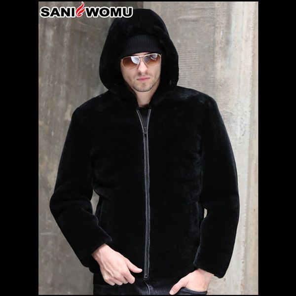 men's leather & faux est mens shearling jacket sheepskin coat hooded natural fur winter coats m to 6xl big size t9ax, Black
men's leather & faux est mens shearling jacket sheepskin coat hooded natural fur winter coats m to 6xl big size t9ax, Black