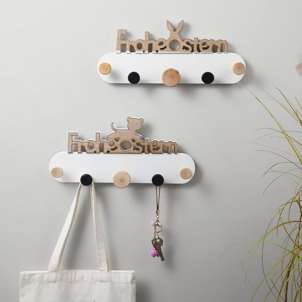 wooden animal letter hook rack wall perforation door hanger decorative clothes storage bottles & jars
wooden animal letter hook rack wall perforation door hanger decorative clothes storage bottles & jars