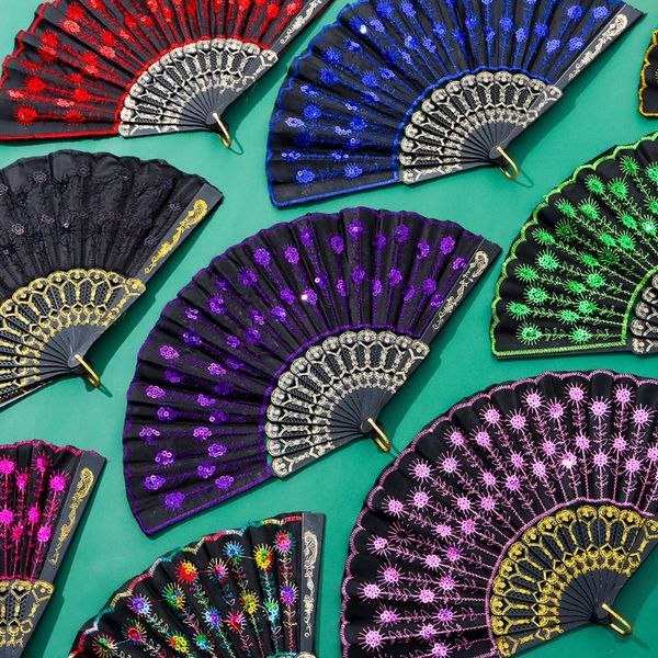 other home decor ladies folding lace silk fans peacock feather printed fan chinese style hand held dance wedding party
other home decor ladies folding lace silk fans peacock feather printed fan chinese style hand held dance wedding party