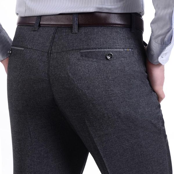 brand spring and summer men's trousers thin middle-aged casual loose pants for male straight high waist trouser, Black
brand spring and summer men's trousers thin middle-aged casual loose pants for male straight high waist trouser, Black