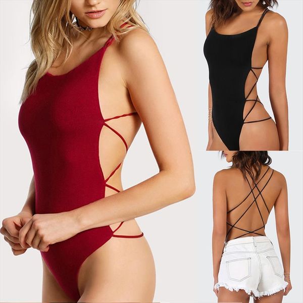 summer backless bodysuit black womens rompers sleeveless beach bodysuits navy scoop neck cross slim cami, Black;white
summer backless bodysuit black womens rompers sleeveless beach bodysuits navy scoop neck cross slim cami, Black;white