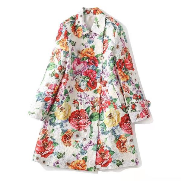 women's trench coats european and american clothing autumn winter 2022 long sleeve lapel floral jacquard print fashionable coat, Tan;black
women's trench coats european and american clothing autumn winter 2022 long sleeve lapel floral jacquard print fashionable coat, Tan;black