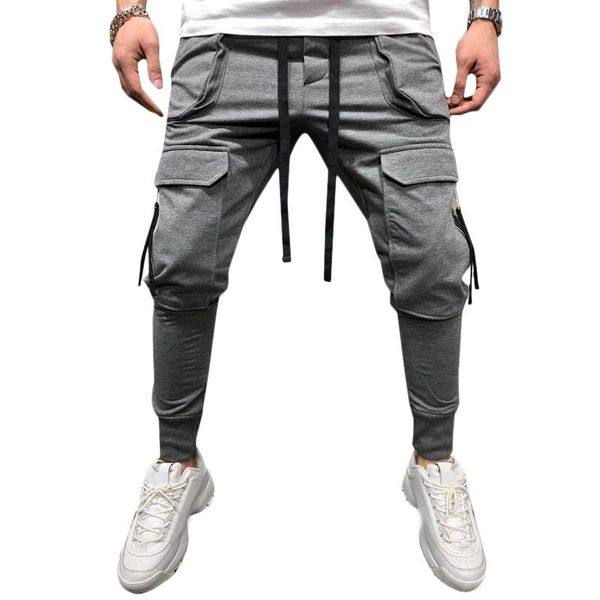 men's pants men slim cargo drawstring solid multi-pocket clothes pantalon trousers pencil joggers ropa hombre, Black
men's pants men slim cargo drawstring solid multi-pocket clothes pantalon trousers pencil joggers ropa hombre, Black