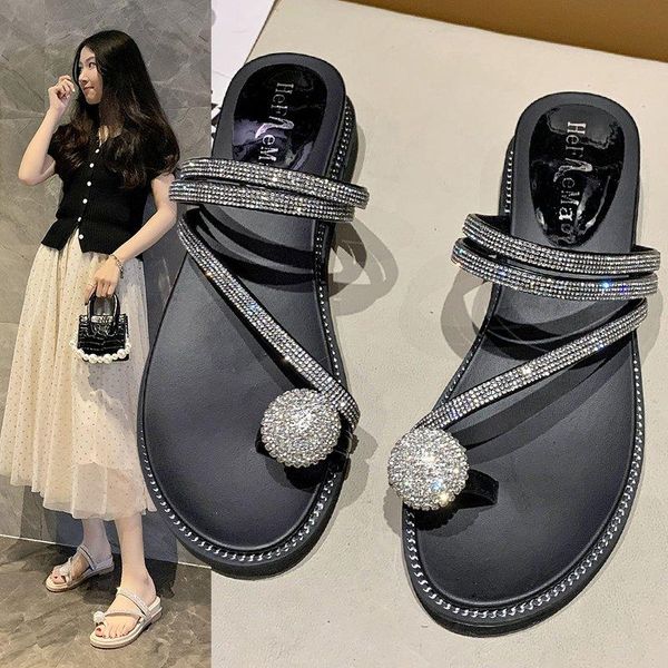 slippers rubber flip flops casual shoes slipers women glitter slides med hawaiian luxury 2021 jelly flat summer crystal fashion, Black
slippers rubber flip flops casual shoes slipers women glitter slides med hawaiian luxury 2021 jelly flat summer crystal fashion, Black