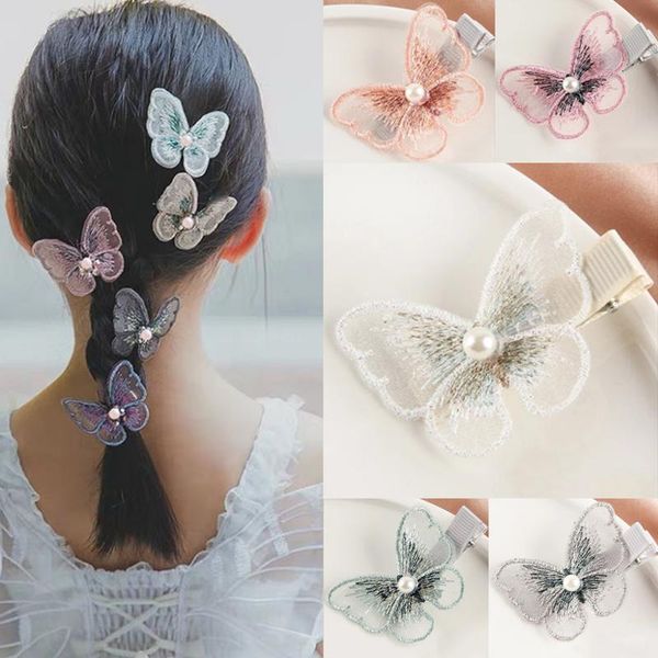 5pcs girls cute butterfly hairpin women bride hair clips sweet side clip barrette fashion accessories, Slivery;white
5pcs girls cute butterfly hairpin women bride hair clips sweet side clip barrette fashion accessories, Slivery;white