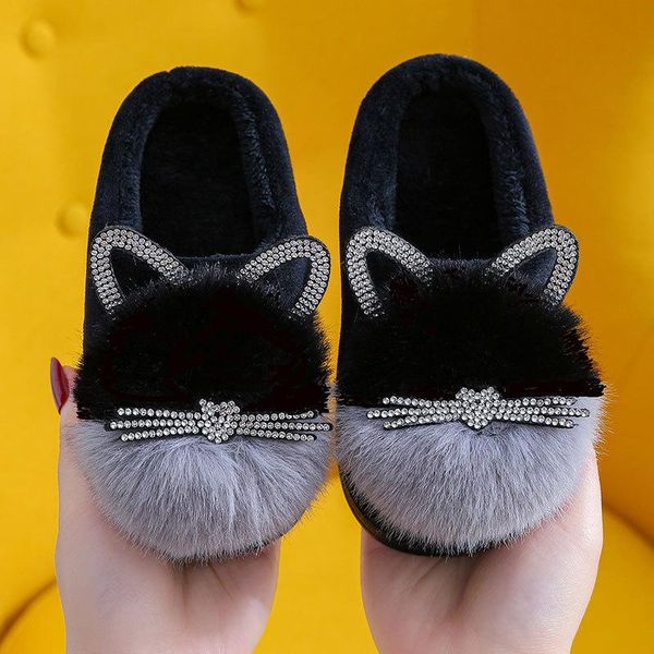 slipper 2021 kids slippers winter children cotton shoes warm pink furry ears pattern non-slip baby girl shoe, Black;grey
slipper 2021 kids slippers winter children cotton shoes warm pink furry ears pattern non-slip baby girl shoe, Black;grey