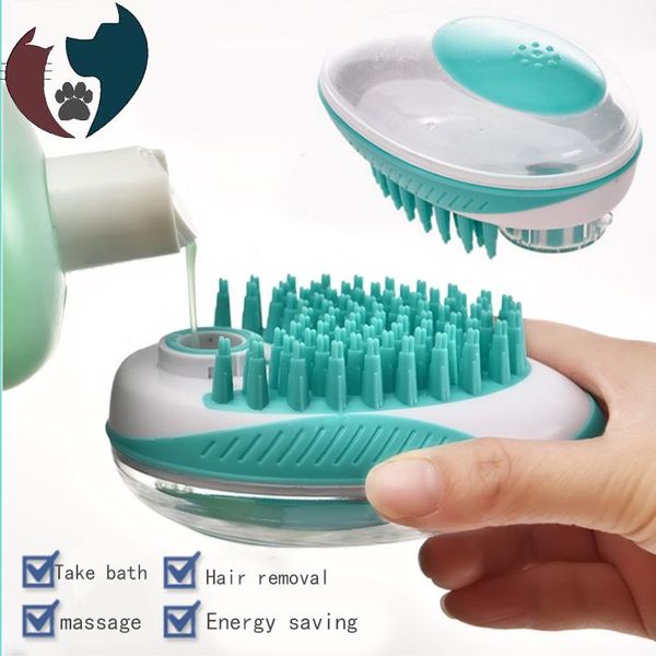 2-in-1 pet spa massage dog bath brush comb soft silicone dogs cats shower hair grooming cmob cleaning tool supplies travel & outdoors
2-in-1 pet spa massage dog bath brush comb soft silicone dogs cats shower hair grooming cmob cleaning tool supplies travel & outdoors