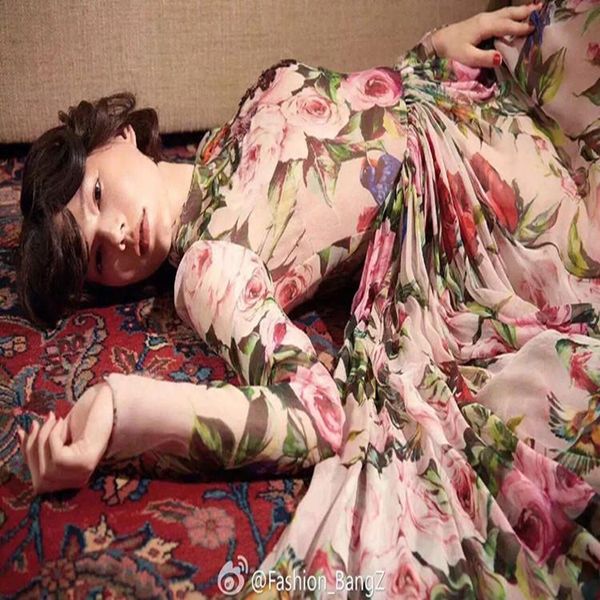 casual dresses women long dress 2021 rose print holiday silk blends maxi arrival summer a-line slim floor length, Black;gray
casual dresses women long dress 2021 rose print holiday silk blends maxi arrival summer a-line slim floor length, Black;gray