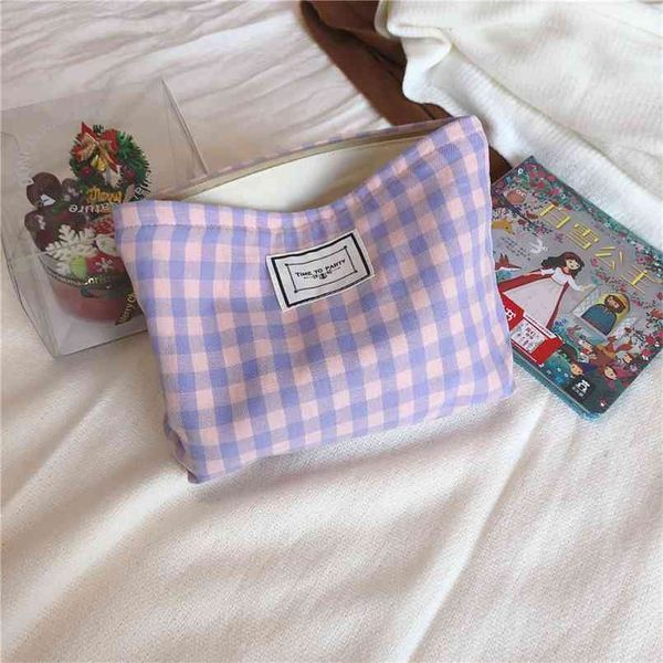 cosmetic bag korean plaid beauty pouch organizer large women travel toiletry necesserie makeup case 210825
cosmetic bag korean plaid beauty pouch organizer large women travel toiletry necesserie makeup case 210825