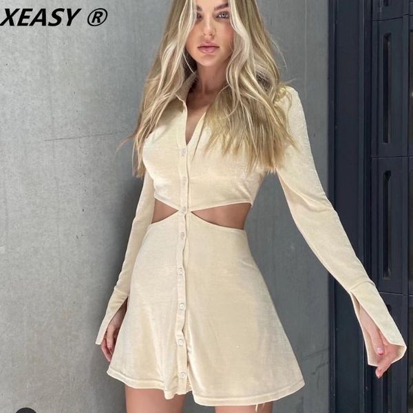 casual dresses xeasy women's dress vintage long sleeve single breasted hollow out waist female clothing autumn mini, Black;gray
casual dresses xeasy women's dress vintage long sleeve single breasted hollow out waist female clothing autumn mini, Black;gray