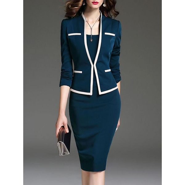 casual dresses large size women's suit 2021 fashion autumn and winter round neck slim bag hip dress two-piece set, Black;gray
casual dresses large size women's suit 2021 fashion autumn and winter round neck slim bag hip dress two-piece set, Black;gray