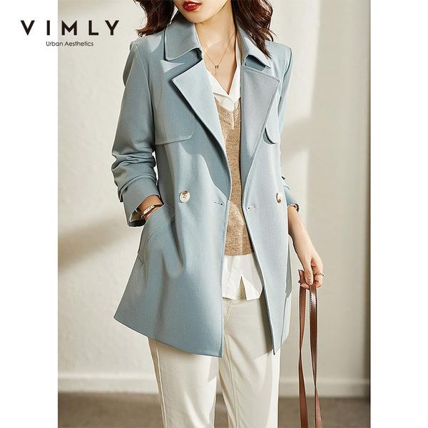 women's trench coats vimly short for women autumn winter 2021 korean fashion lapel double breasted jacket with belt elegant female coat, Tan;black
women's trench coats vimly short for women autumn winter 2021 korean fashion lapel double breasted jacket with belt elegant female coat, Tan;black