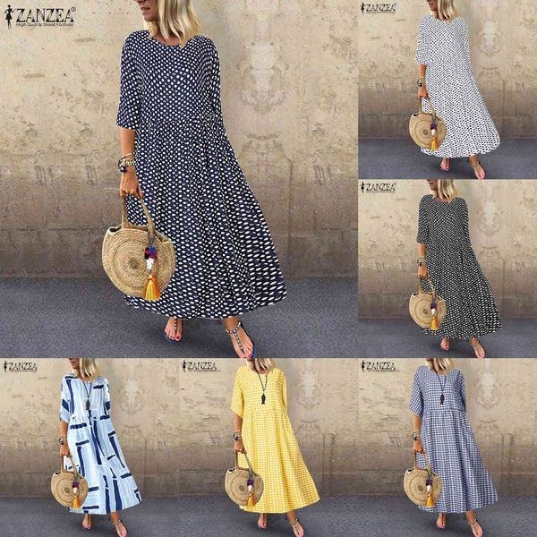 2021 summer women long tunic dress zanzea ladies casual loose dresses vestidos beach party sundress stylish robe femme plus size x0521, Black;gray
2021 summer women long tunic dress zanzea ladies casual loose dresses vestidos beach party sundress stylish robe femme plus size x0521, Black;gray
