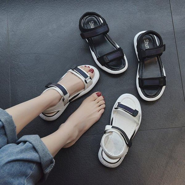outdoor flat sandals female summer platform sports soft comfortable roman for women beach shoes dropship, Black
outdoor flat sandals female summer platform sports soft comfortable roman for women beach shoes dropship, Black