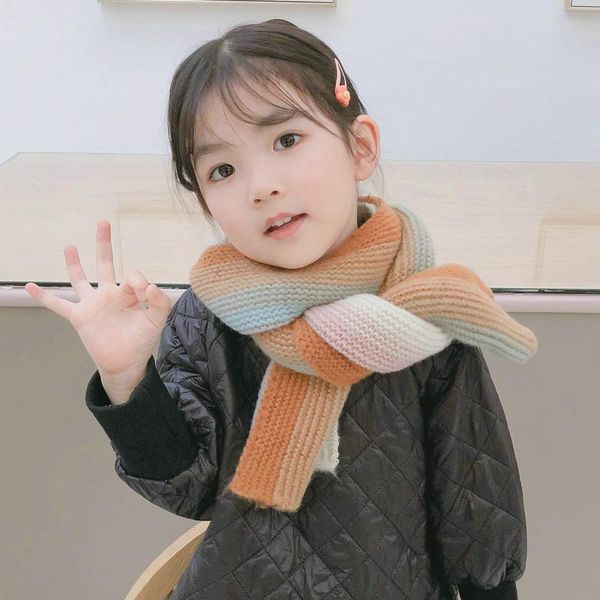 scarves winter children fashion scarf rainbow stripe color matching warm women luxury, Blue;gray
scarves winter children fashion scarf rainbow stripe color matching warm women luxury, Blue;gray