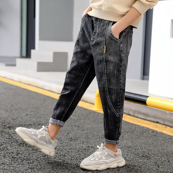 jeans kids boys pants spring autumn stretch young boy casual trousers bottoms elastic waist black blue 4-13y
jeans kids boys pants spring autumn stretch young boy casual trousers bottoms elastic waist black blue 4-13y
