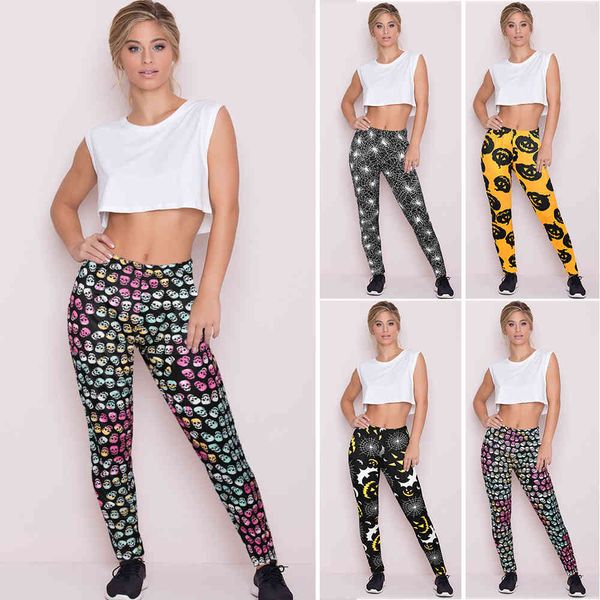 autumn women halloween high waist leggings casual skulls pumpkin pattern female trouser slim pencil pants 5 colors plus size 2xl 210412, Black;white
autumn women halloween high waist leggings casual skulls pumpkin pattern female trouser slim pencil pants 5 colors plus size 2xl 210412, Black;white