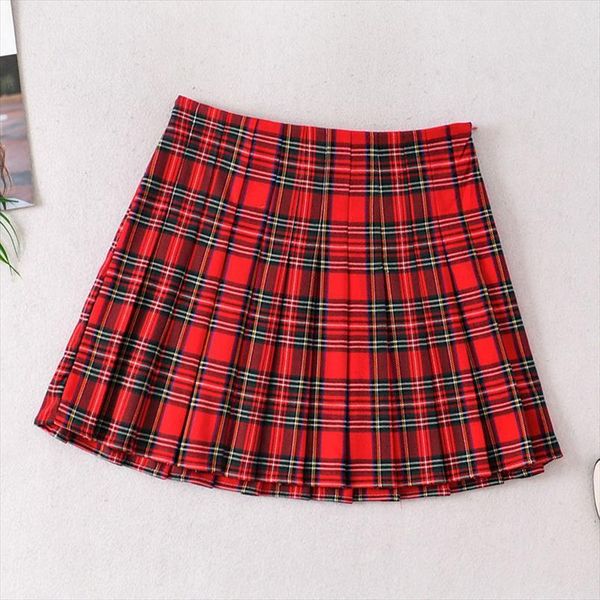 za elegant plaid a line women skirt fashion mini summer zipper vintage bottoms female mujer, Black
za elegant plaid a line women skirt fashion mini summer zipper vintage bottoms female mujer, Black