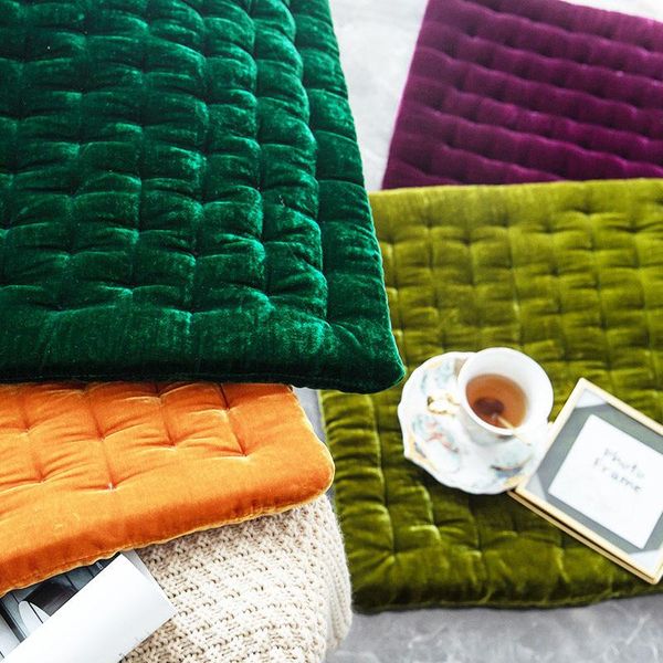 cushion/decorative pillow nordic retro velvet cushion soft breathable home office chair seat pads el decor winter square tatami floor mat
cushion/decorative pillow nordic retro velvet cushion soft breathable home office chair seat pads el decor winter square tatami floor mat
