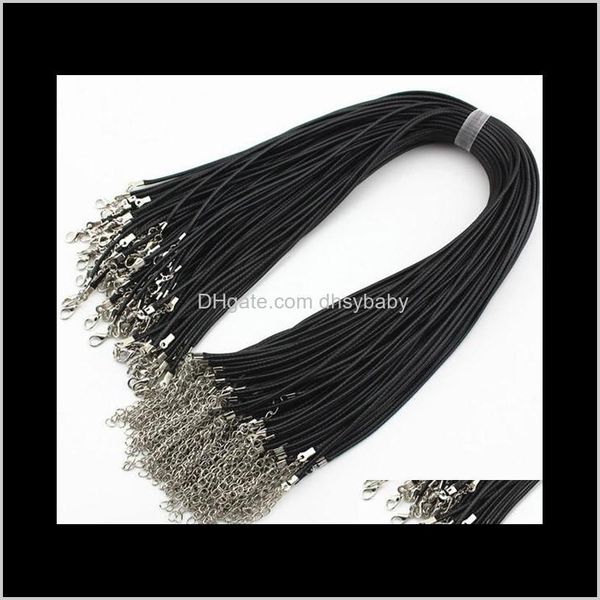 wire drop delivery 2021 100 pieces lot wholesale 2mm black wax leather cord necklace rope 45cm long chain lobster clasp diy jewelry findings, White;red
wire drop delivery 2021 100 pieces lot wholesale 2mm black wax leather cord necklace rope 45cm long chain lobster clasp diy jewelry findings, White;red