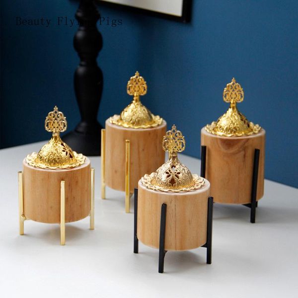 creative golden metal wood incense burner home furnishings window study supplies living room bedroom sandalwood fragrance lamps
creative golden metal wood incense burner home furnishings window study supplies living room bedroom sandalwood fragrance lamps