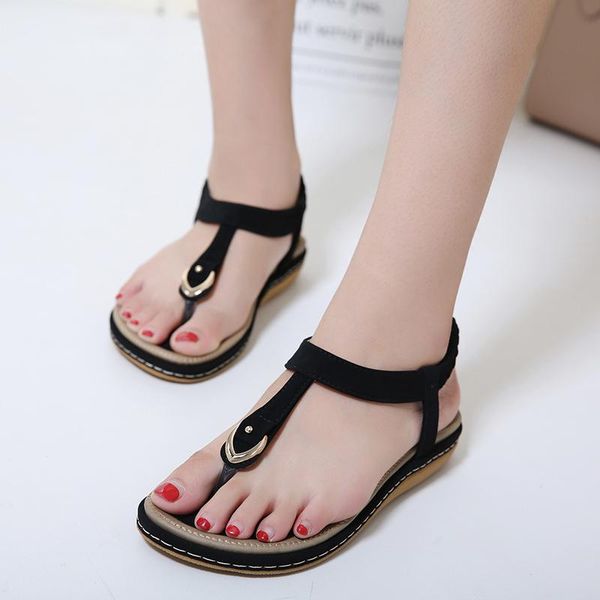 sandals women fighter women's shoes flat hollow summer high-quality ladies, Black 
sandals women fighter women's shoes flat hollow summer high-quality ladies, Black