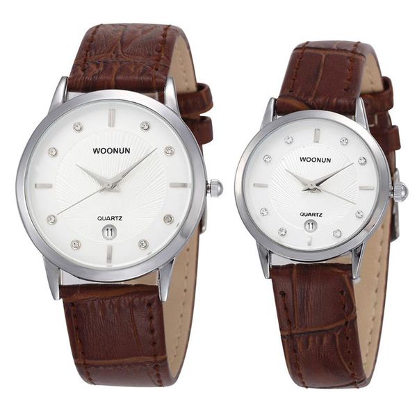 wristwatches fashion casual couple watches pair leather strap quartz watch men women relogio masculino feminino, Slivery;brown
wristwatches fashion casual couple watches pair leather strap quartz watch men women relogio masculino feminino, Slivery;brown