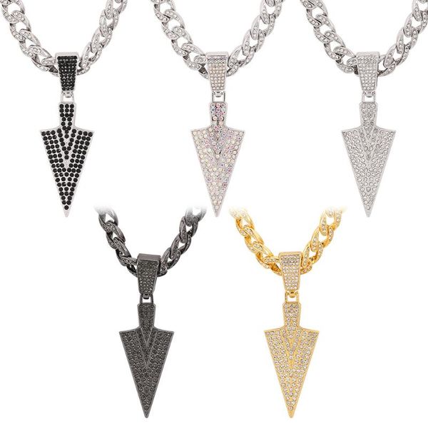 pendant necklaces 2021 fashion hip hop punk arrowhead necklacemale rhinestones personality cuba necklace for a male friend, Silver
pendant necklaces 2021 fashion hip hop punk arrowhead necklacemale rhinestones personality cuba necklace for a male friend, Silver