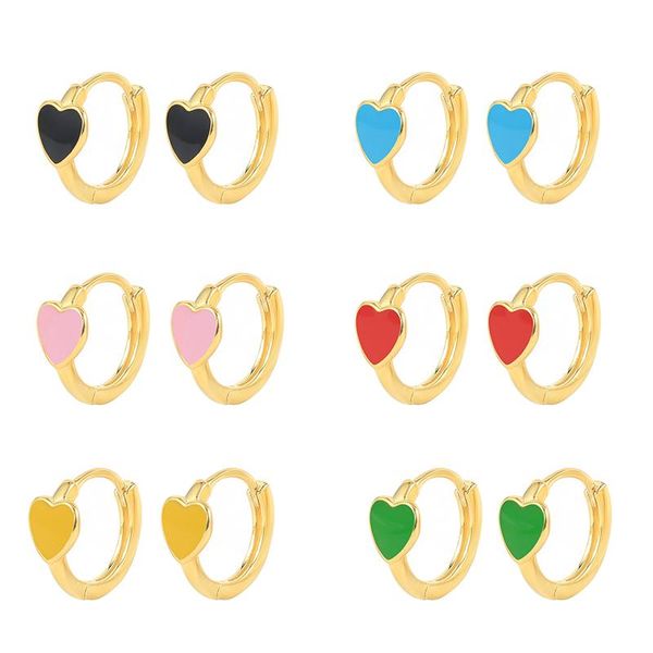 hoop & huggie viny green red black zircon love dripping enamel earrings for women 925 sterling silver hoops pendientes 2021jewelry, Golden;silver
hoop & huggie viny green red black zircon love dripping enamel earrings for women 925 sterling silver hoops pendientes 2021jewelry, Golden;silver