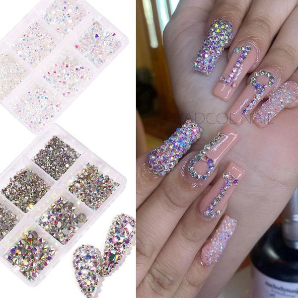 1box mix size crystal ab glass non fix rhinestones 3d flatback diamond gems glitter nail art decorations, Silver;gold
1box mix size crystal ab glass non fix rhinestones 3d flatback diamond gems glitter nail art decorations, Silver;gold