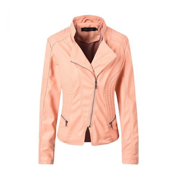 women's jackets 2021 leather short jacket spring and autumn stand-up collar thin, Black;brown
women's jackets 2021 leather short jacket spring and autumn stand-up collar thin, Black;brown